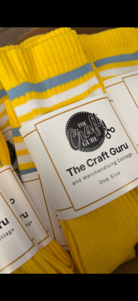 Yellow SU Logo sock