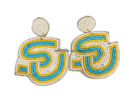 BEADED SU EARRINGS