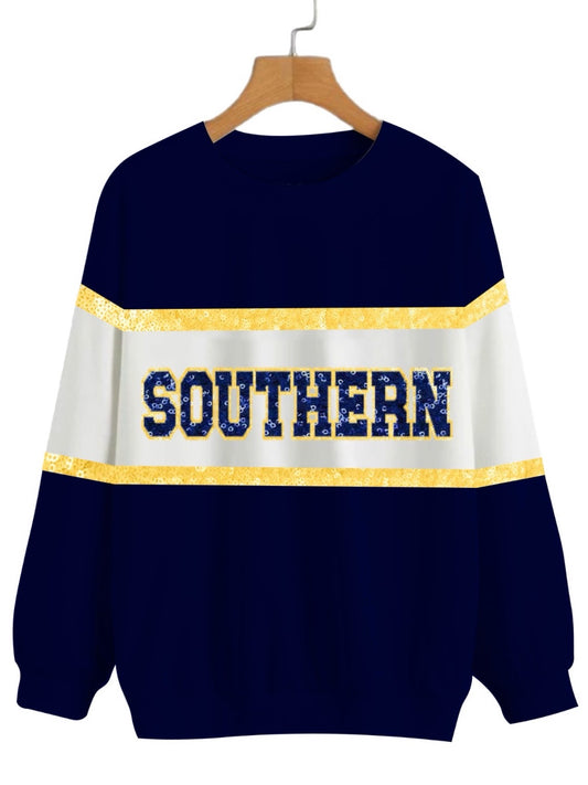 THE BLUFF SEQUIN CREWNECK